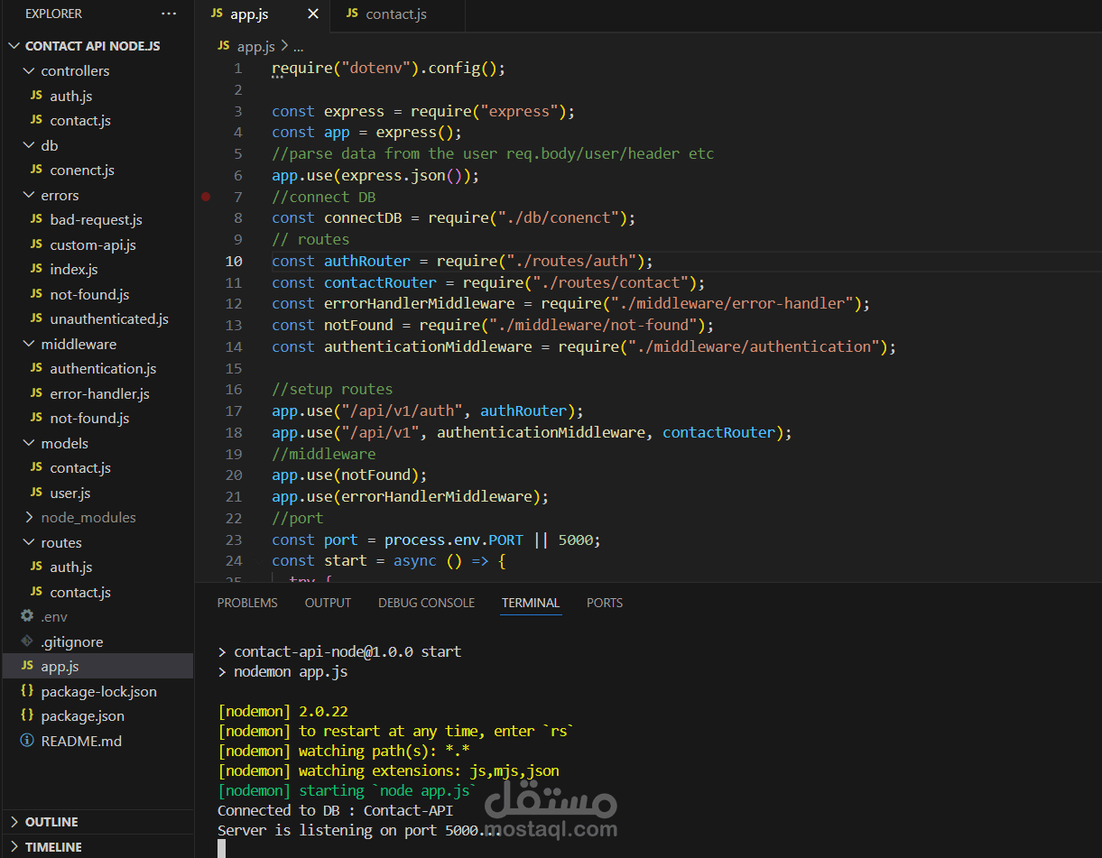 Making a Content Backend API's Using Node.JS with JWT Authentication and Authorization