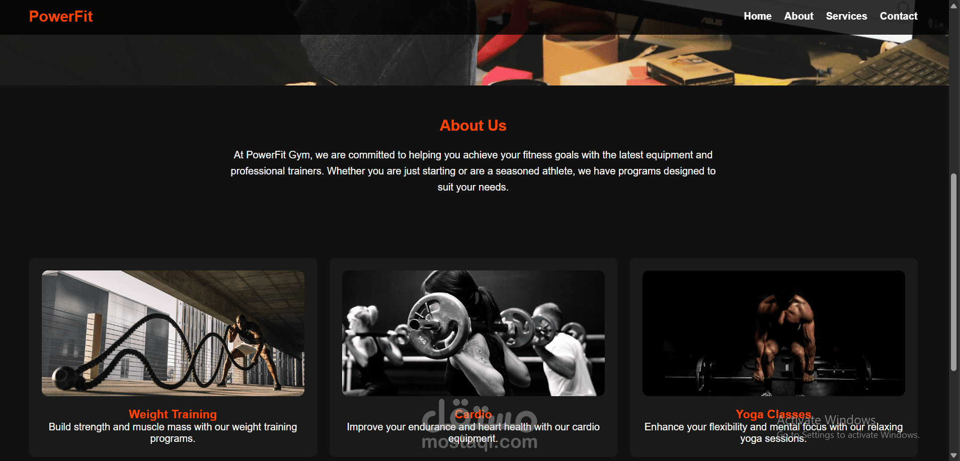 Gym & Fitness Center