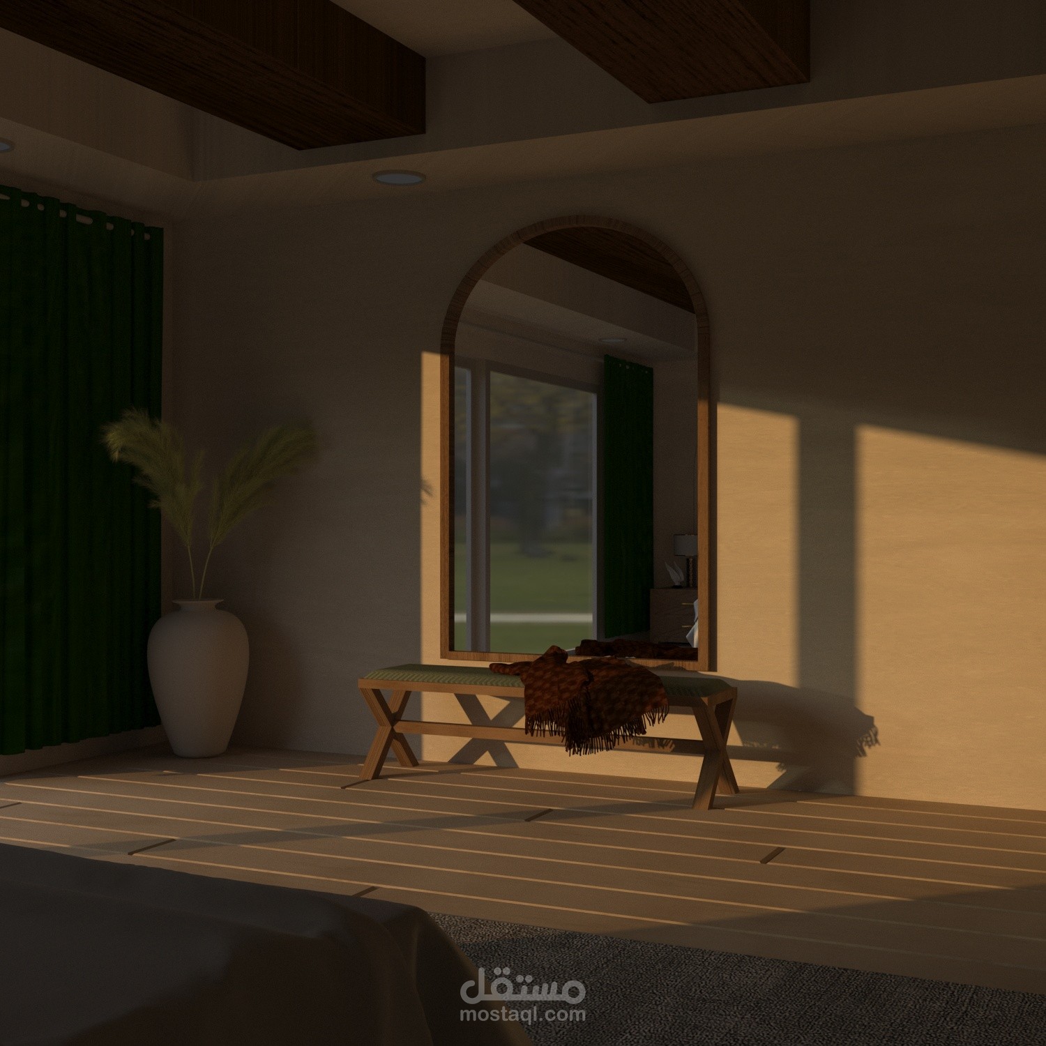 Moody Bedroom Corner