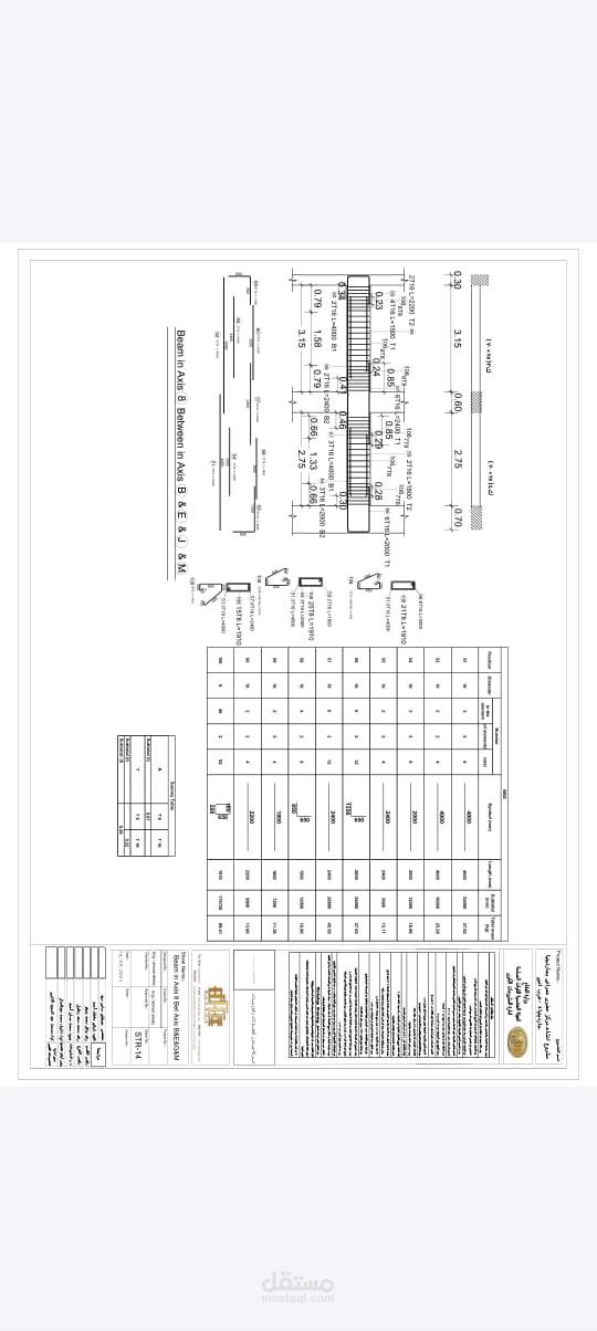 قمت بإعداد رسومات تنفيذية لحديد التسليح (أعمدة – كمرات – بلاطات) باستخدام AutoCAD Structural Detailing، لمبنى سكني ضمن مشروع جاردينيا.مصر