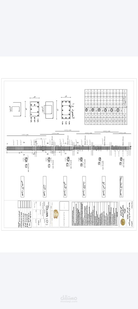 قمت بإعداد رسومات تنفيذية لحديد التسليح (أعمدة – كمرات – بلاطات) باستخدام AutoCAD Structural Detailing، لمبنى سكني ضمن مشروع جاردينيا.مصر