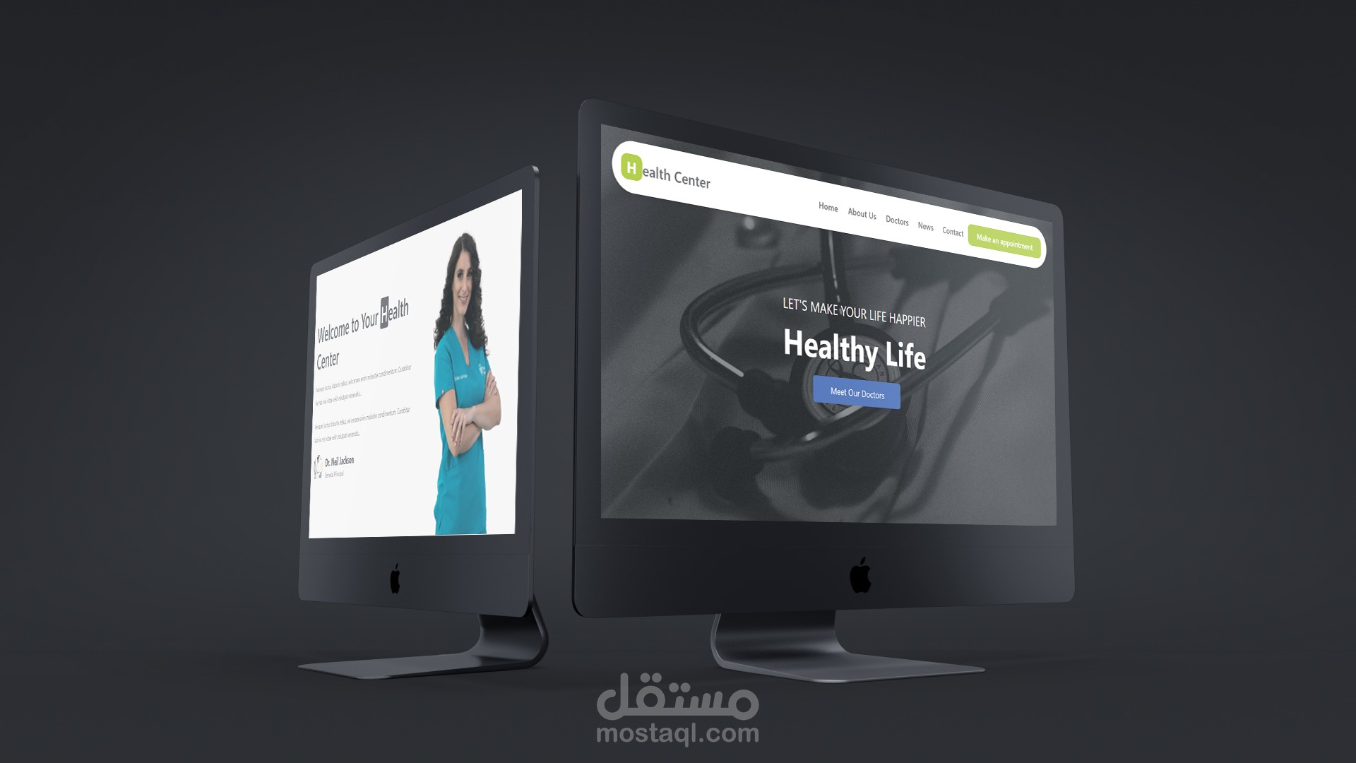 Health Care landing page