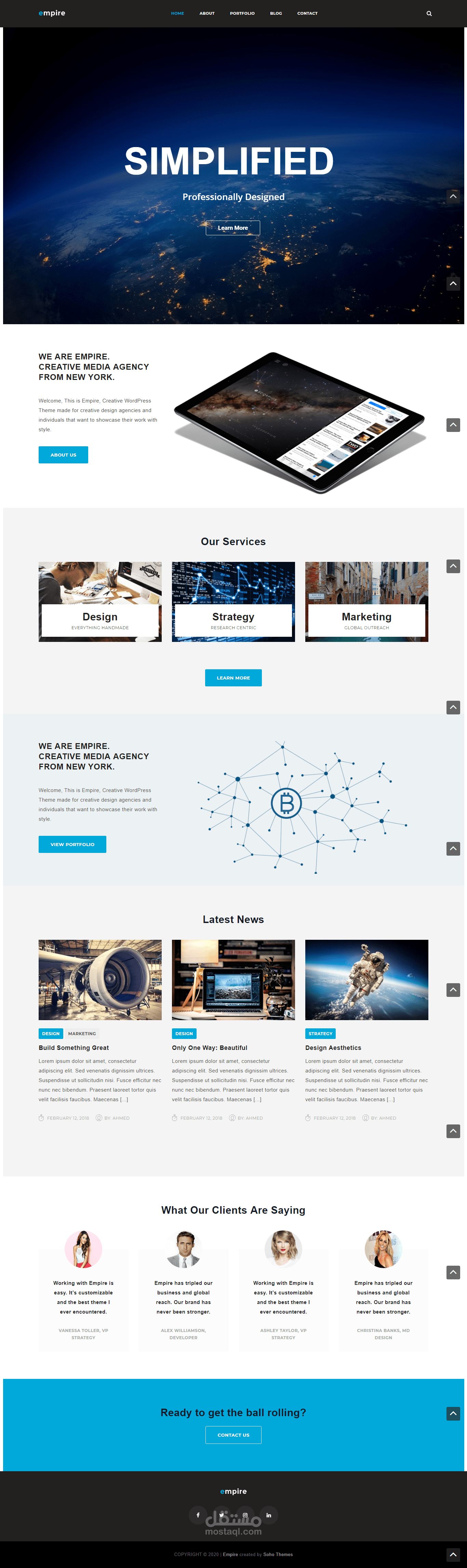 wordpress website