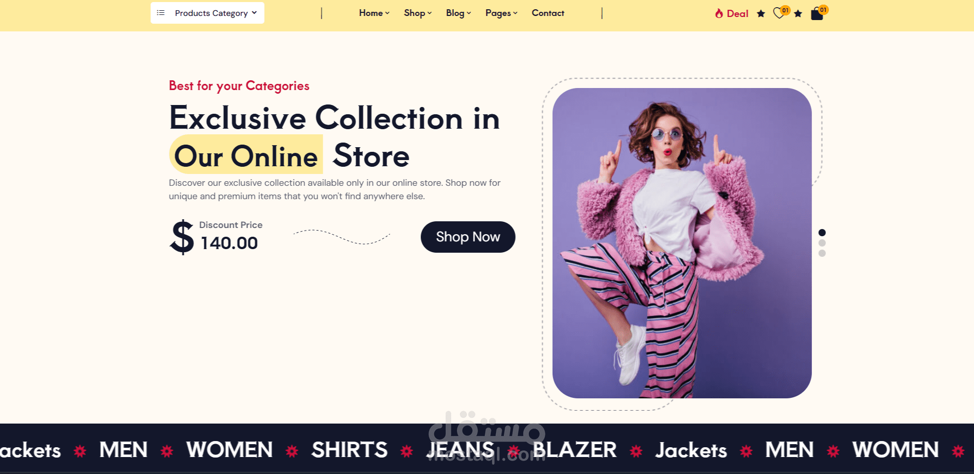 PESCO -Ecommerce Re-created from themeforest.