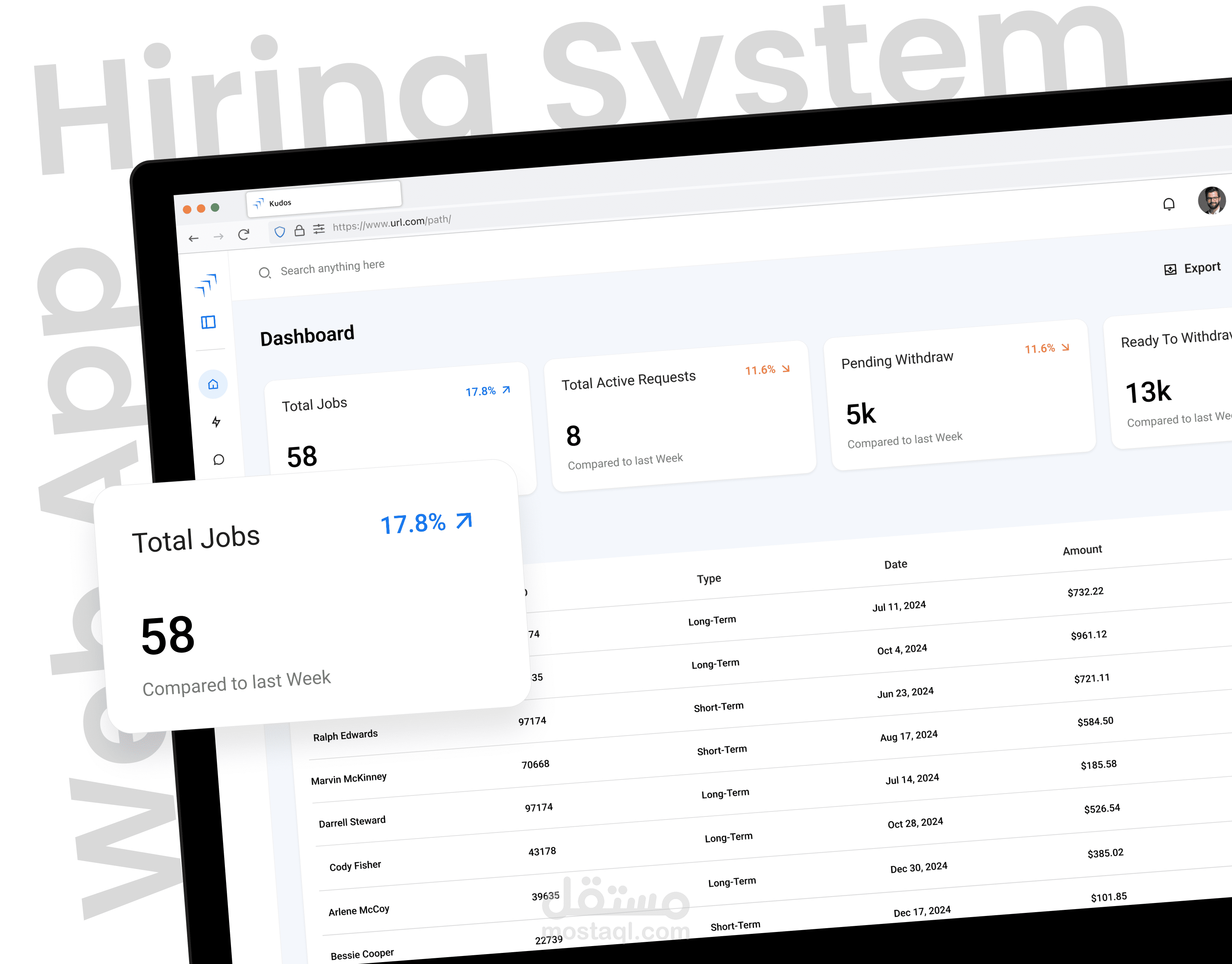 Hiring System- Web App