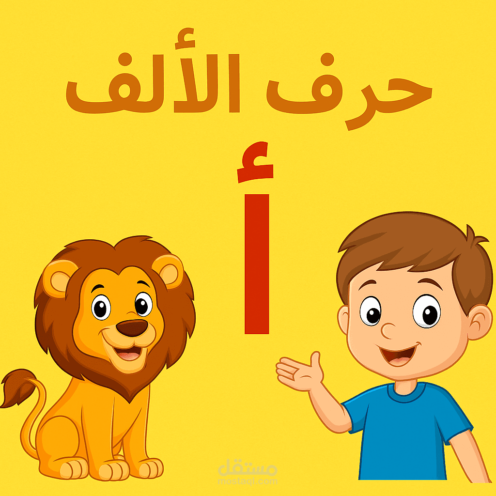 شرح حرف الألف للأطفال