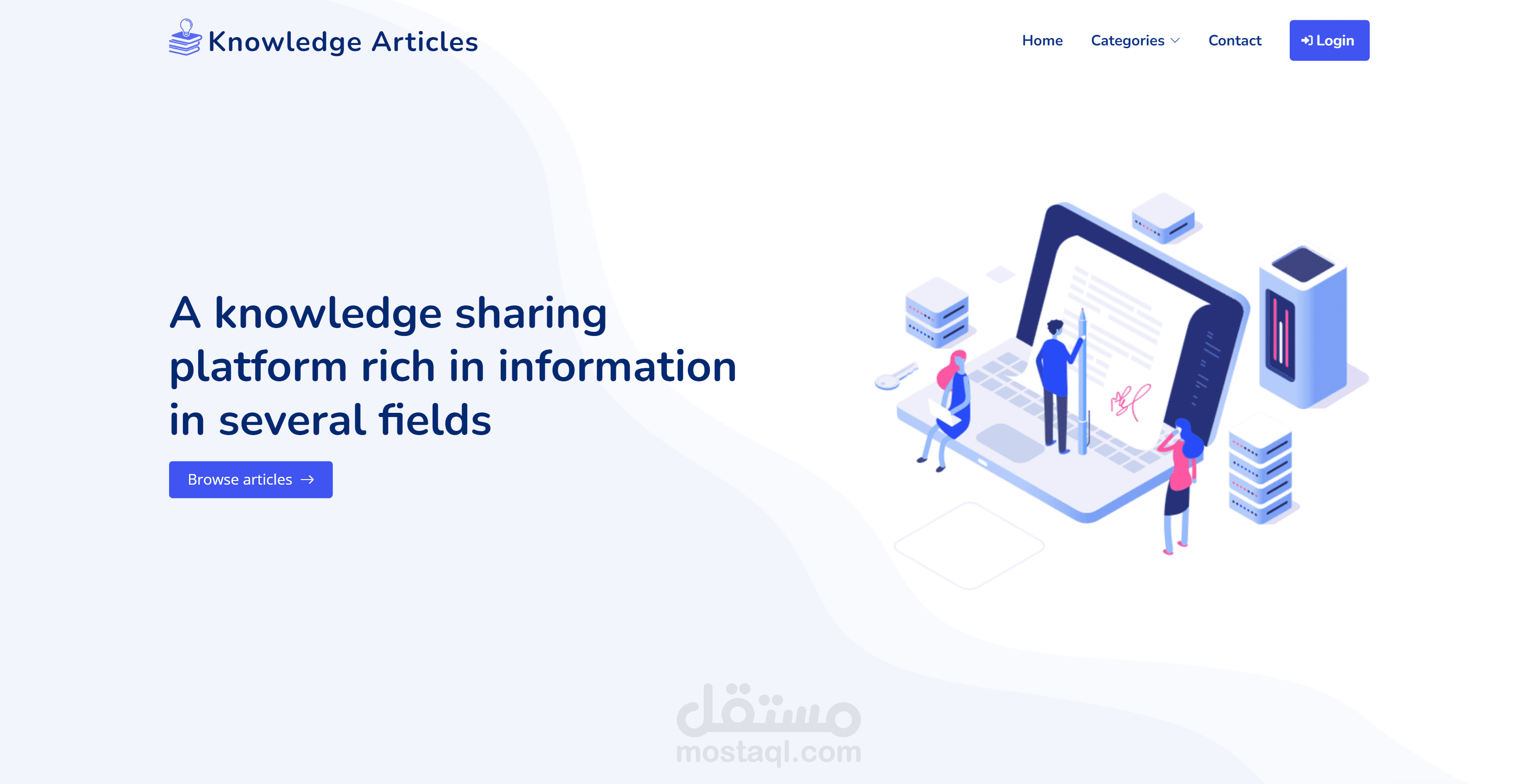 موقع إلكتروني عبارة عن نظام تدوين متعدد الناشرين