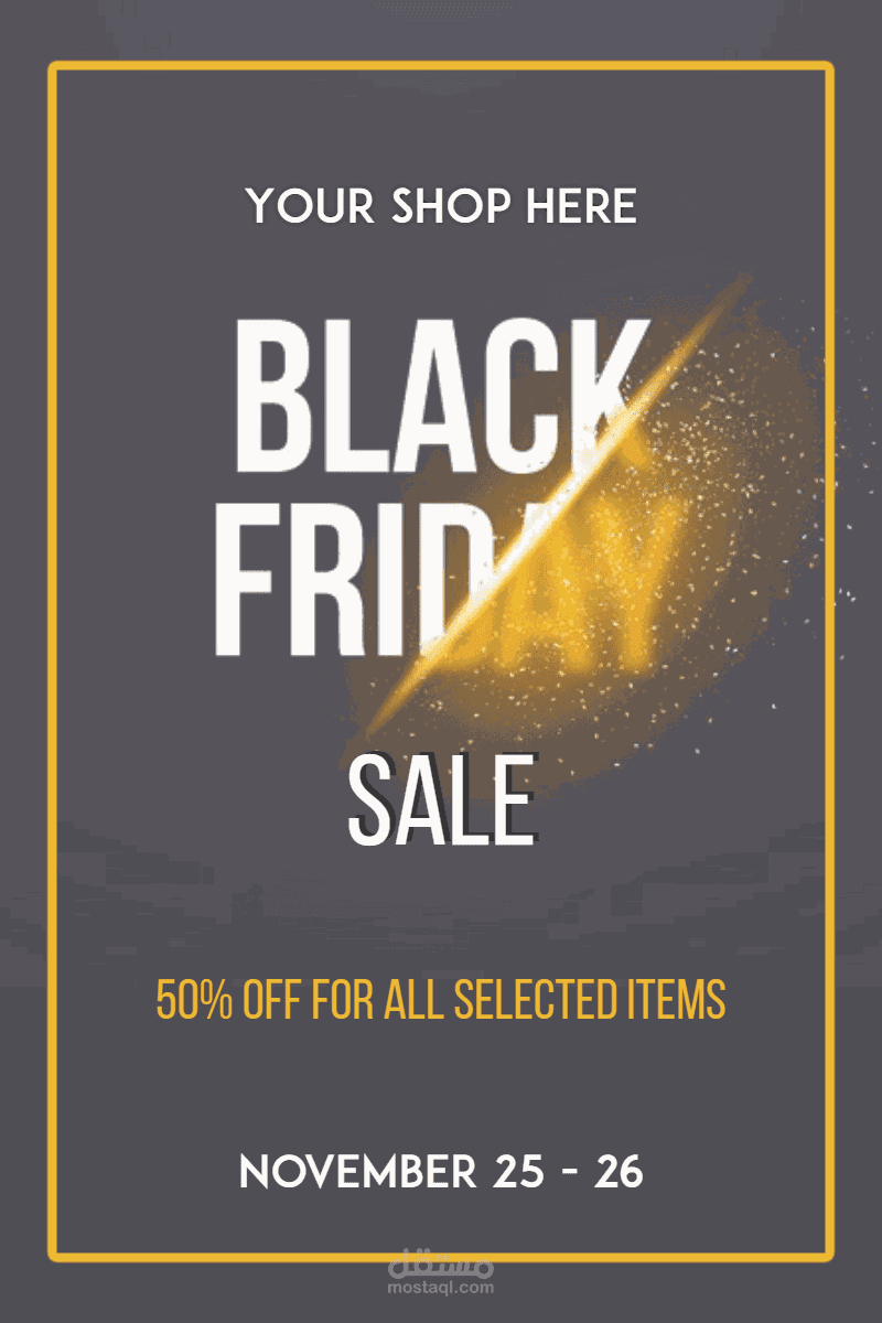 تصميم اعلانات Blackfriday