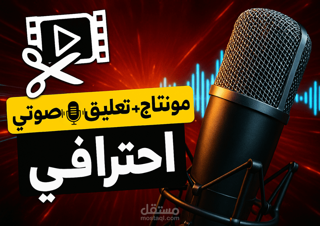 مونتاج احترافي مع تعليق صوتي بجودة عالية