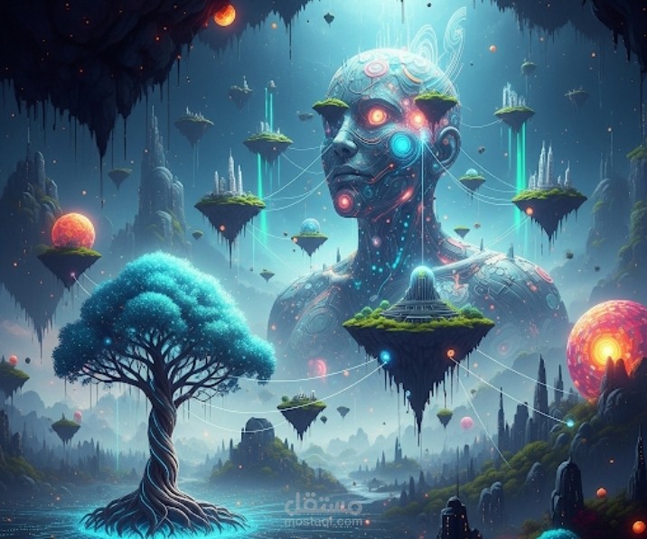 تصميم صور إبداعية باستخدام الذكاء الاصطناعي (Midjourney/Leonardo AI)