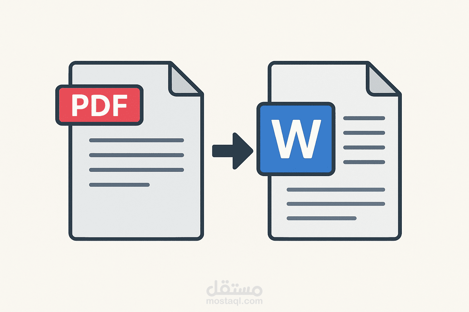 تحويل ملف pdf الي word مع الحفاظ علي التنسيق المناسب