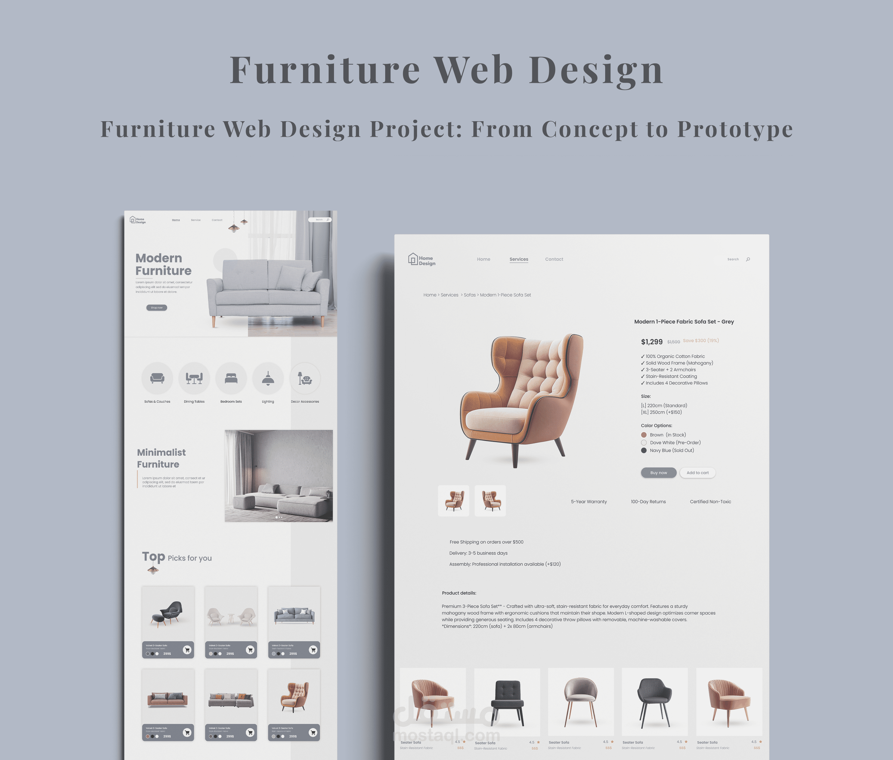 Animated Furniture UI