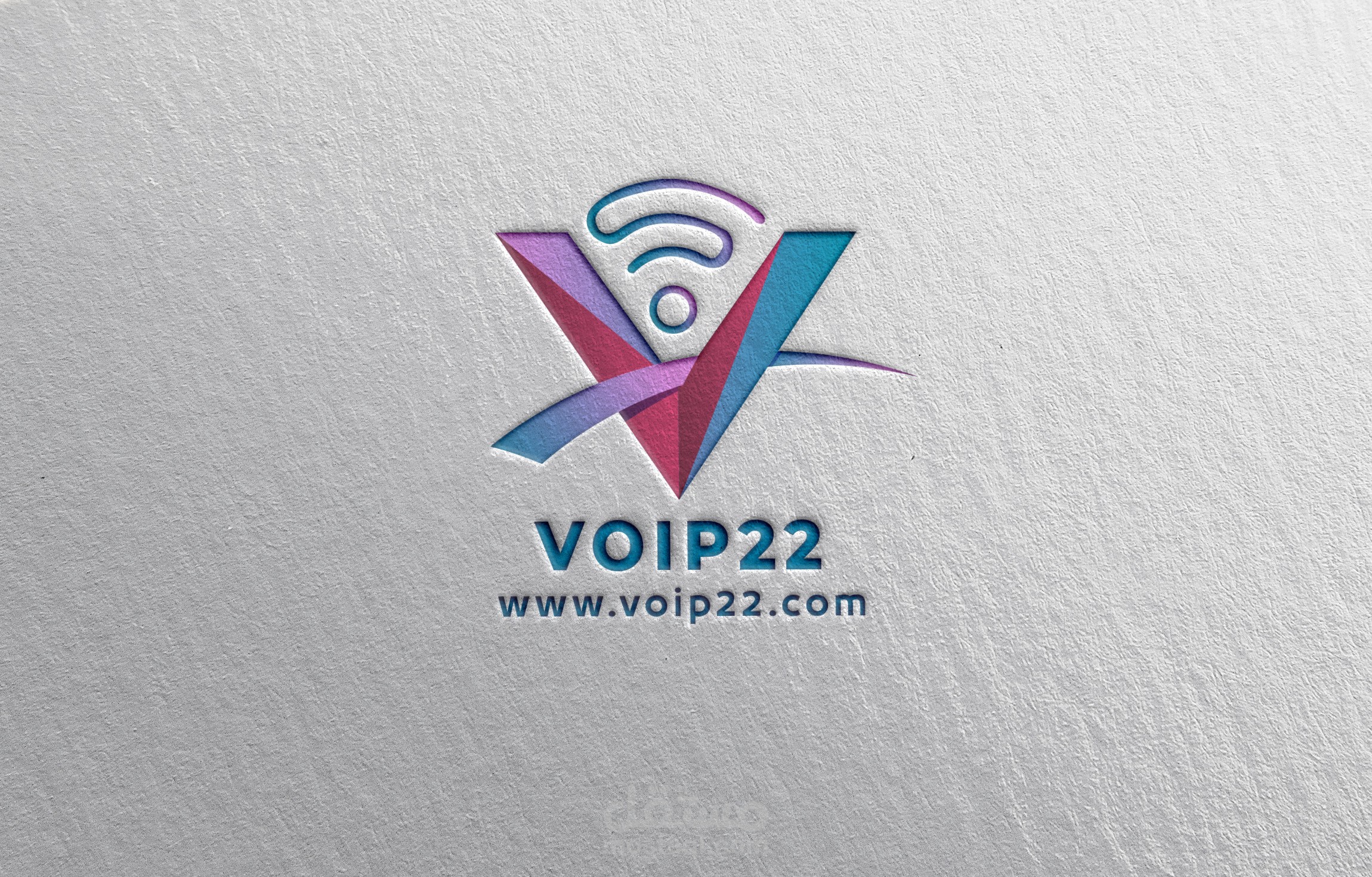 عمل لوجو لموقع مختص بتزويد خدمة الاتصالات عبر الانترنت