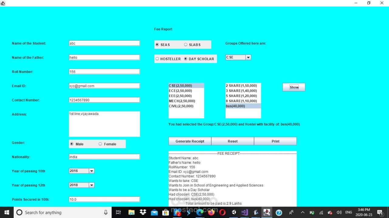 برنامج إدارة الطلاب (Student Management System) – C++