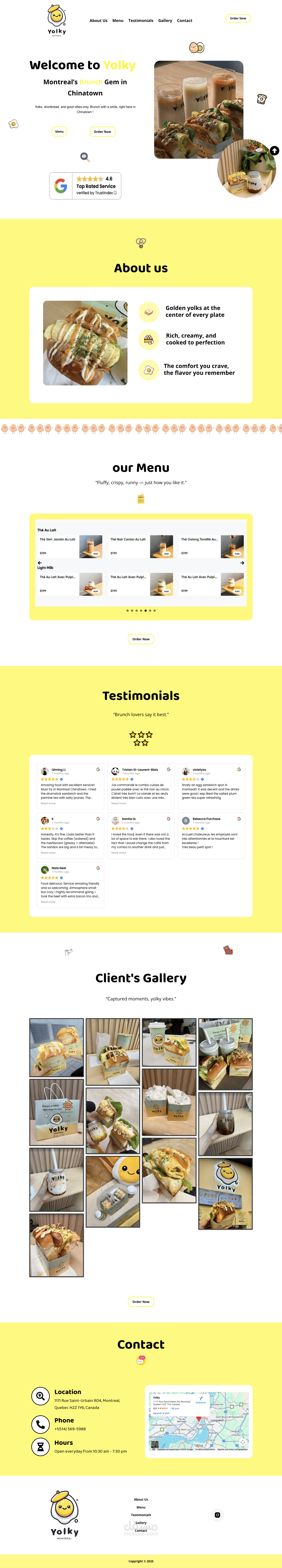 موقع مطعم حديث