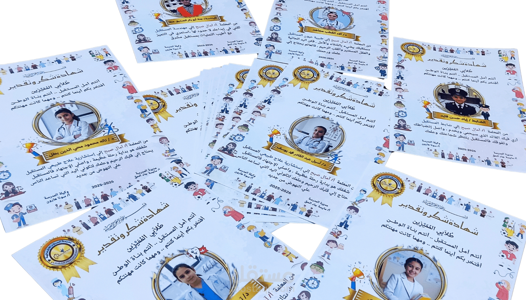 شهادة تقدير وتكريم