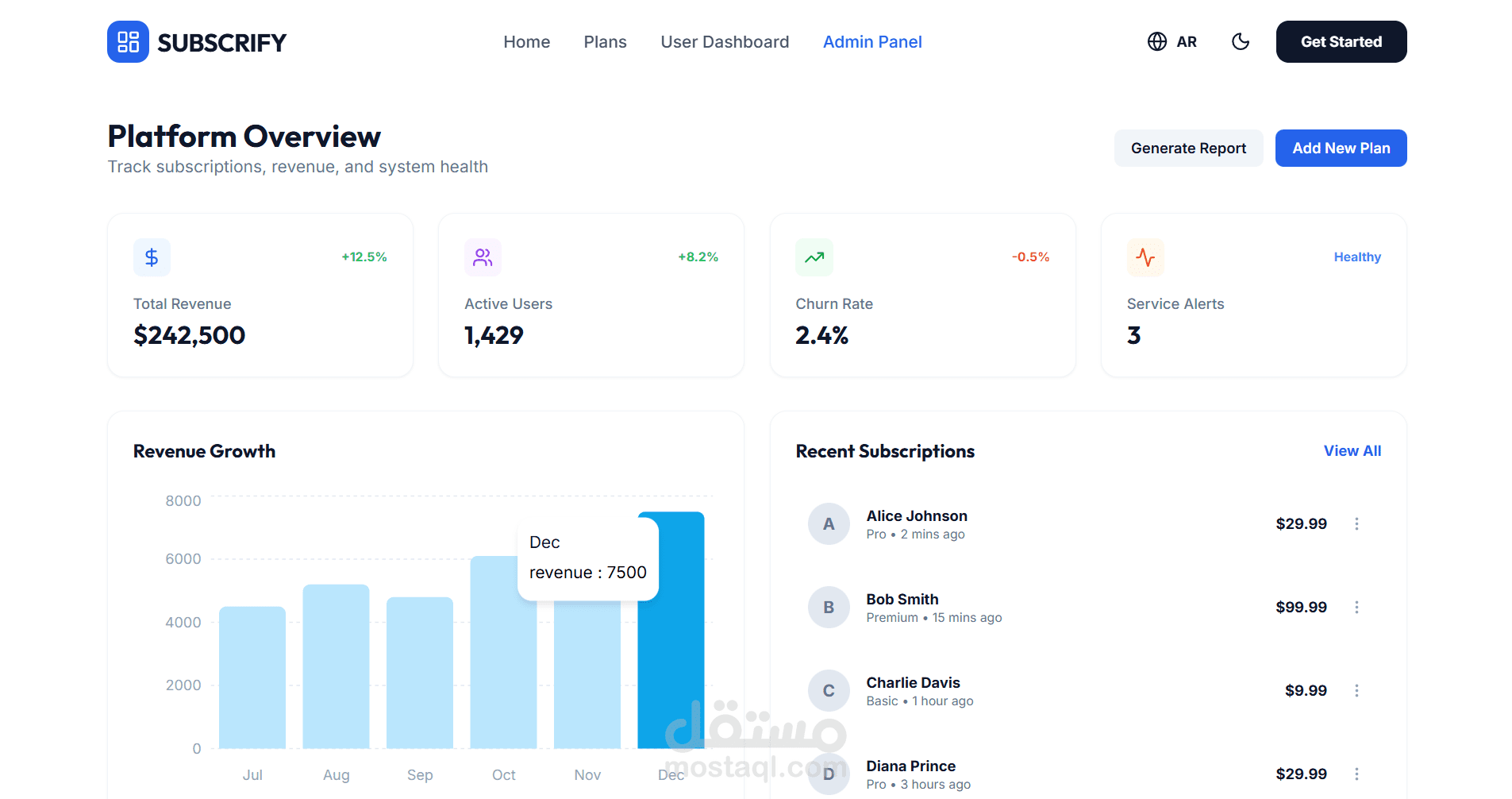 متجر إلكتروني متكامل مع نظام طلبات ودفع