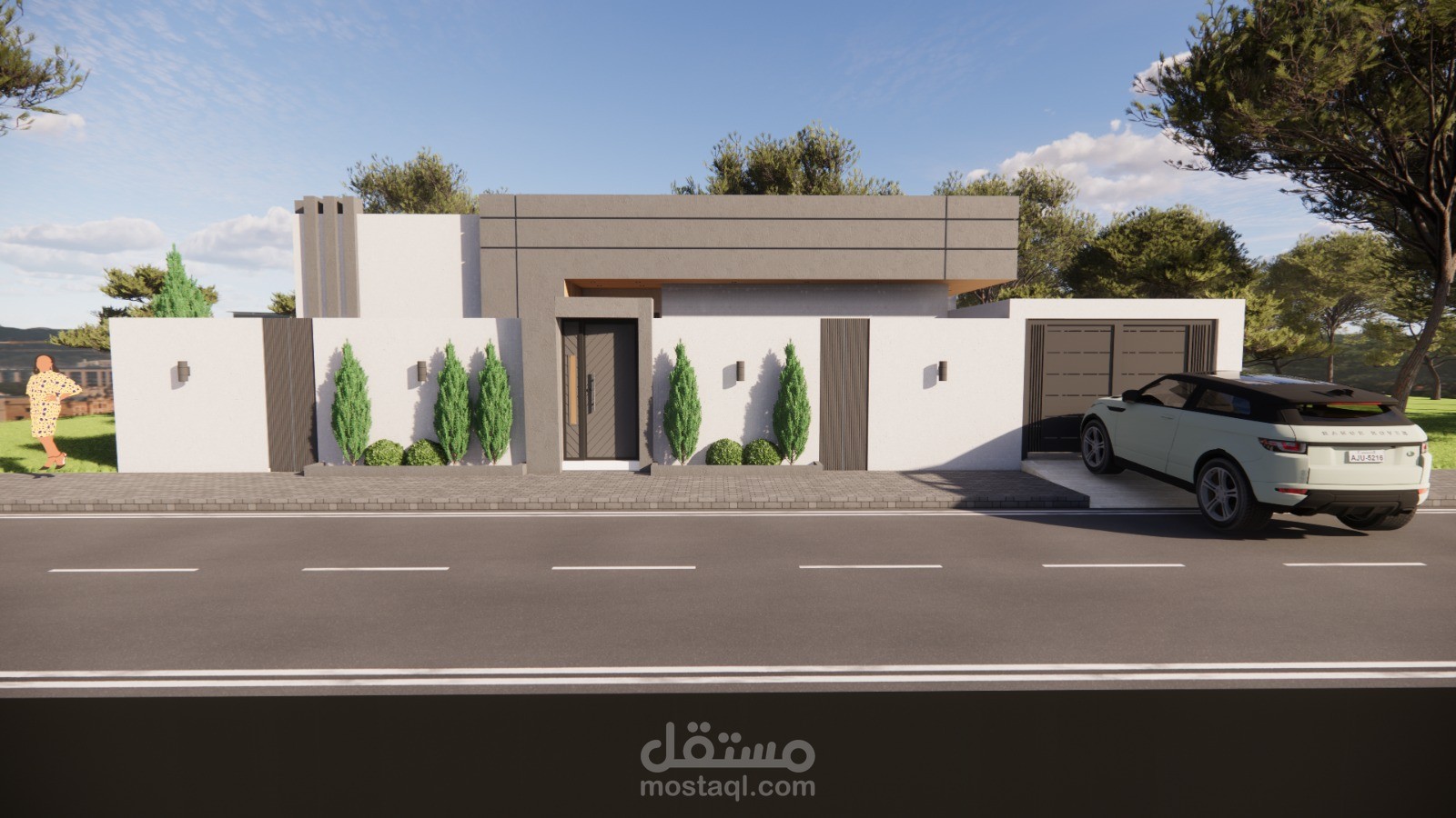 مشروع واجهة منزل