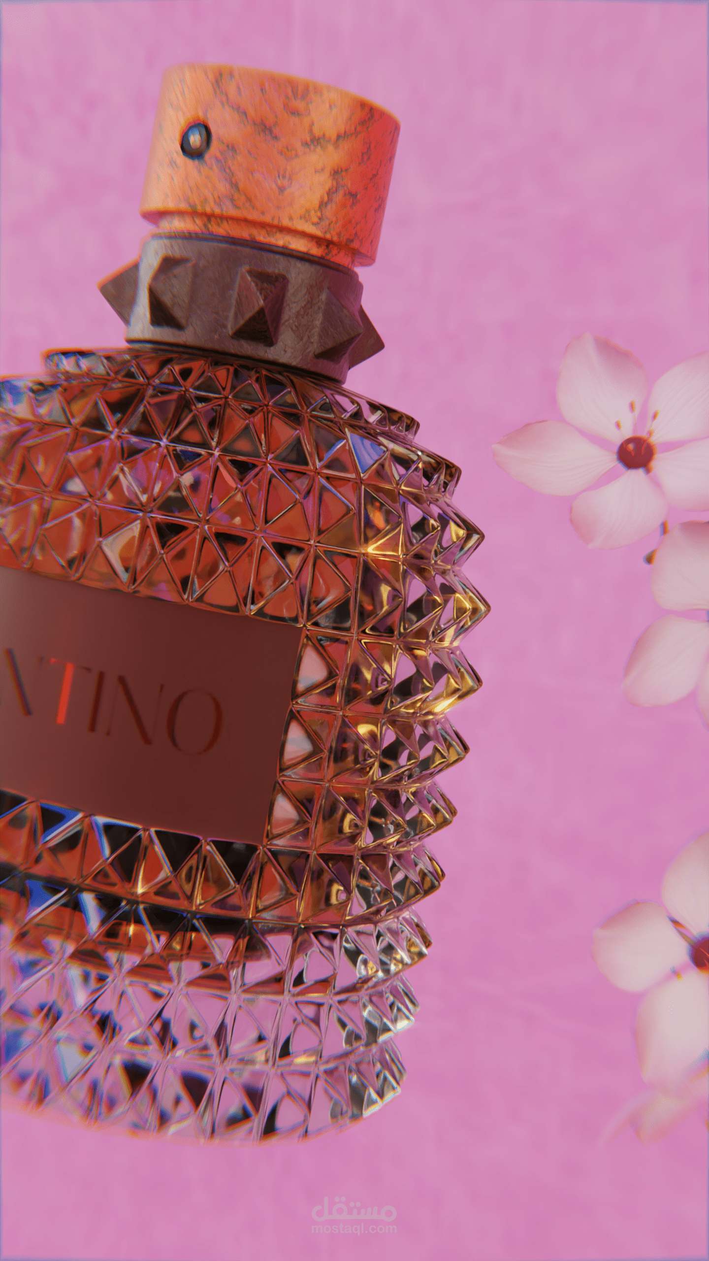 Valentino perfume- product animation
