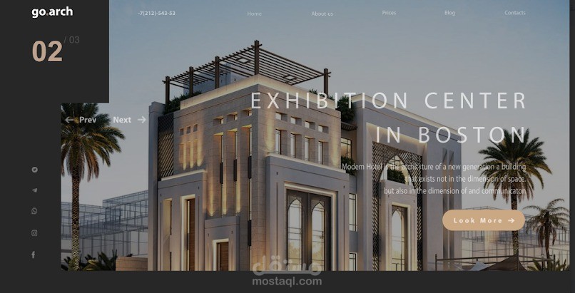 Go.Arch – Modern Architecture Website