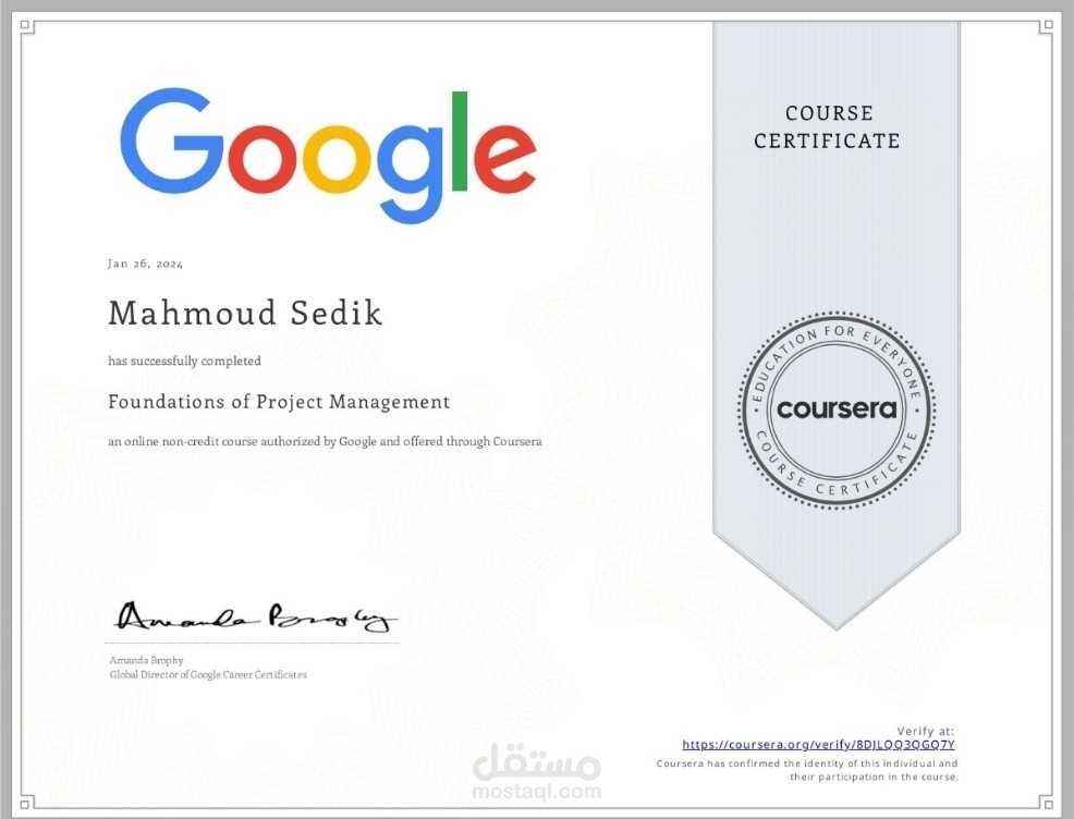 Foundations of project management