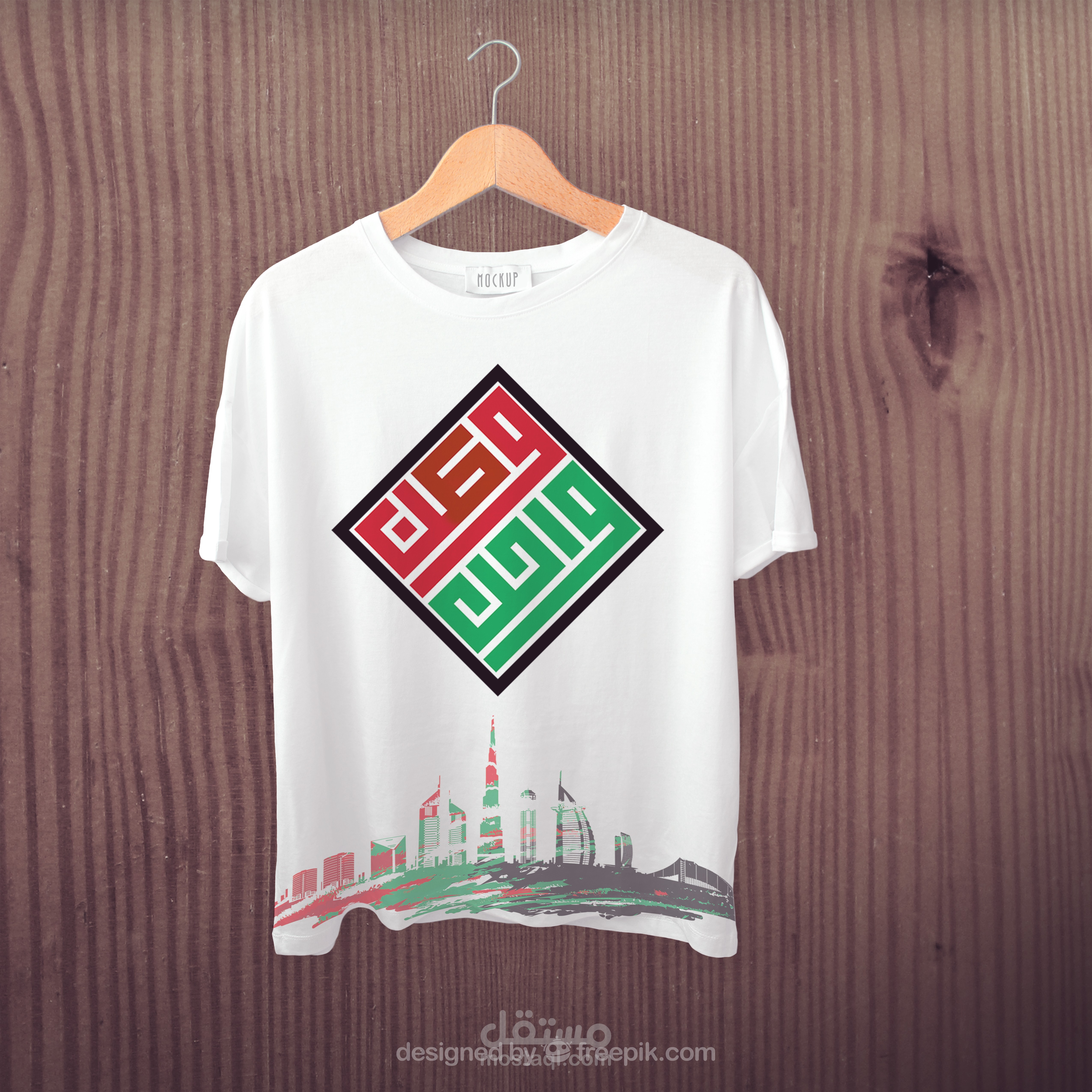 تصميم تيشرتات في حب الامارات