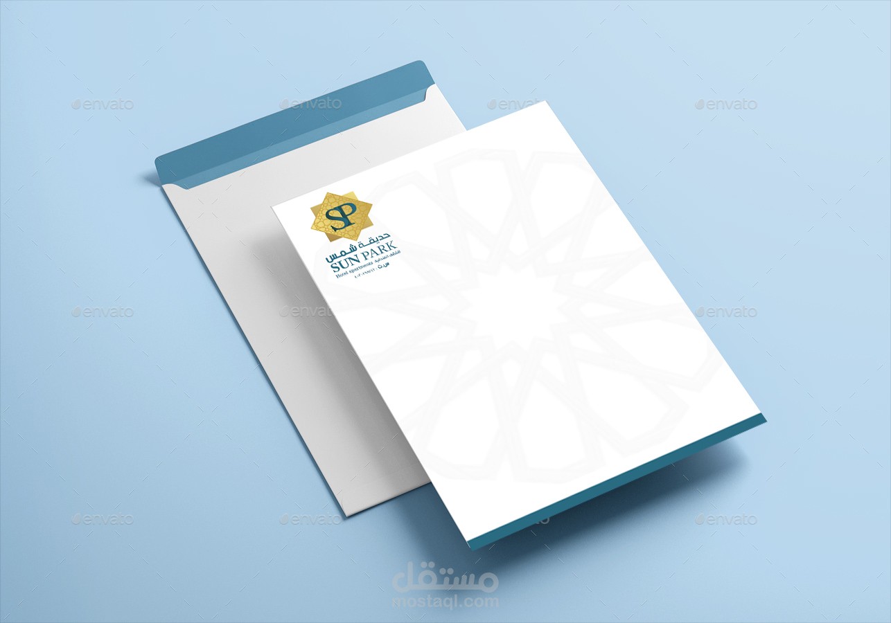 تصميمات هوية تجارية فندق sun park