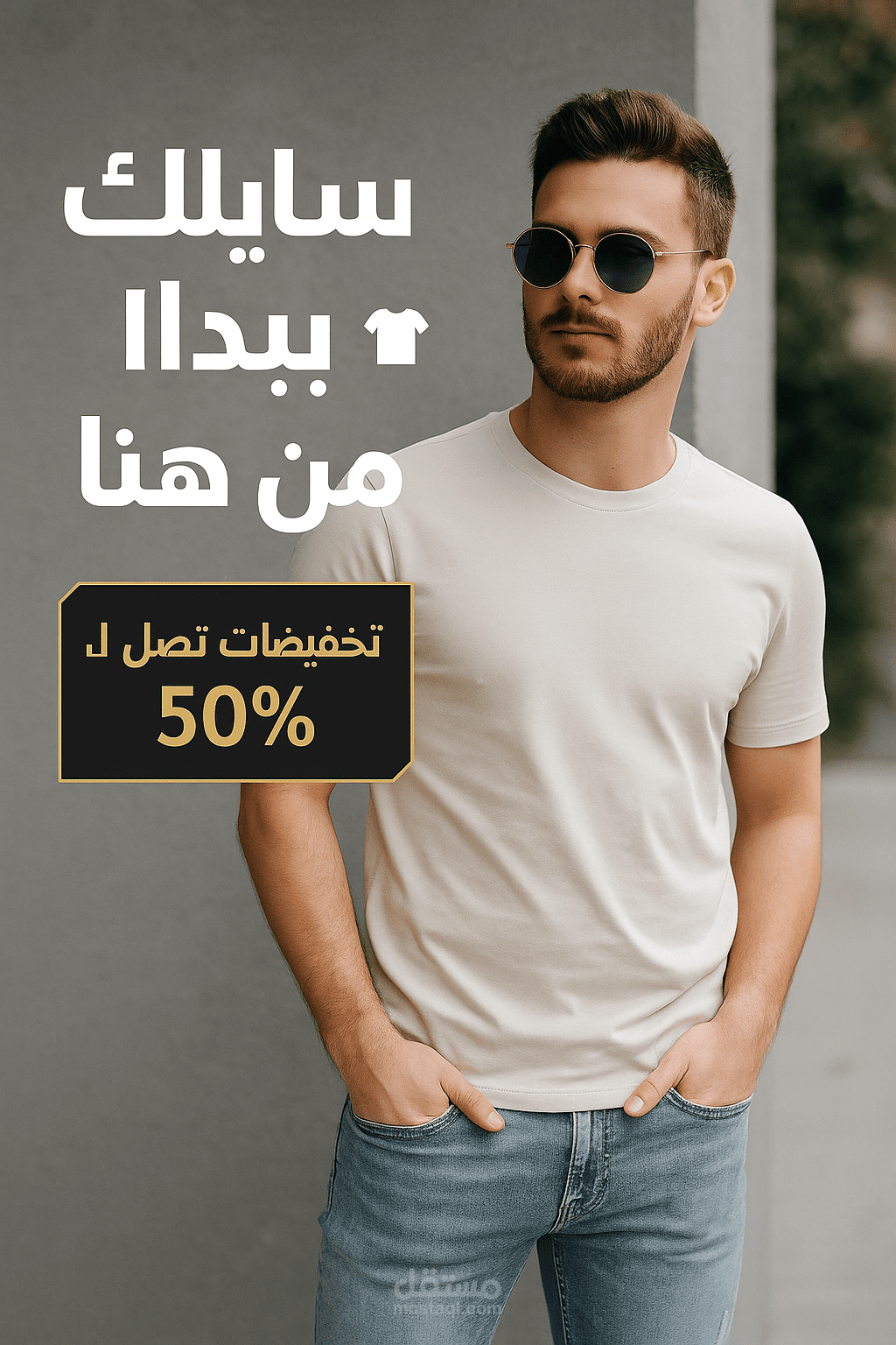 تصميم بوسترات للملابس