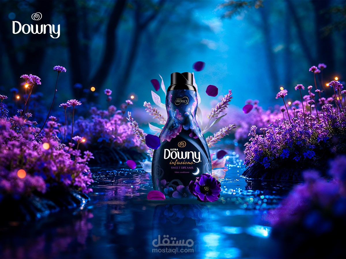 اعلان لمنتج (mockup project) Downy