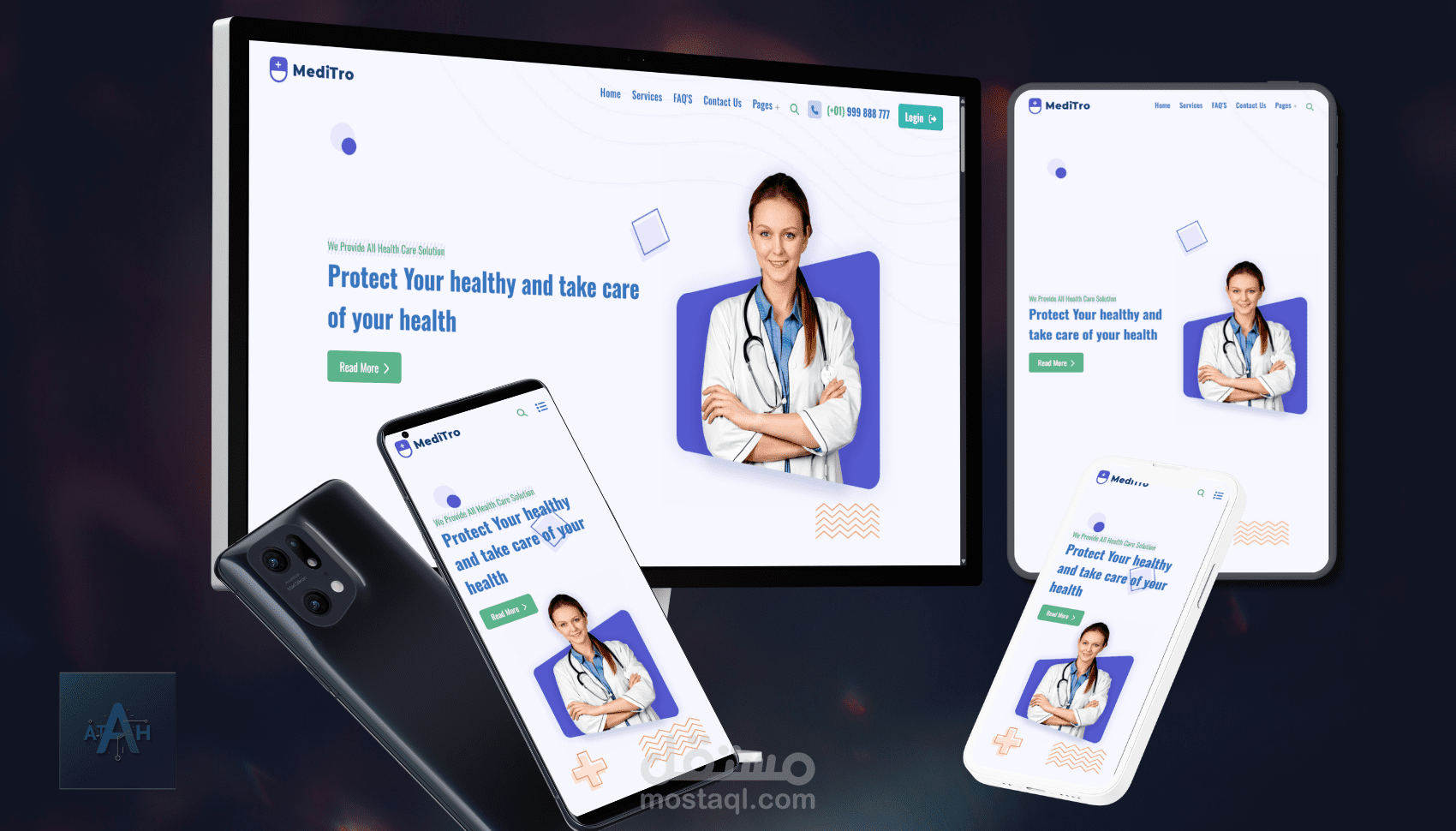 MediTro - موقع الكتروني للخدمات الطبية