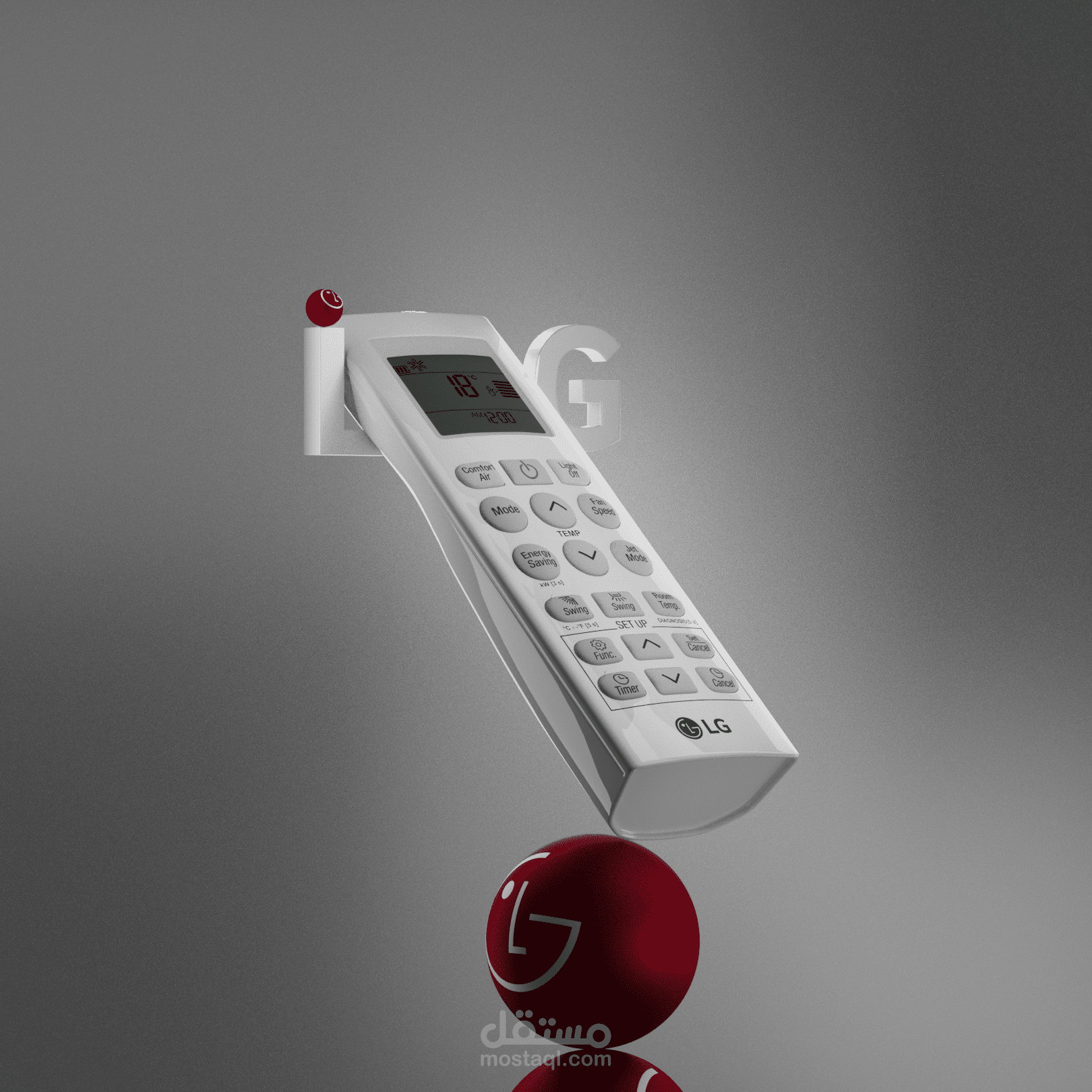 LG AC Remote Control – Universal Design