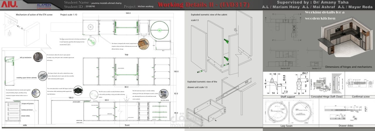 Working Details for Kitchen Design
