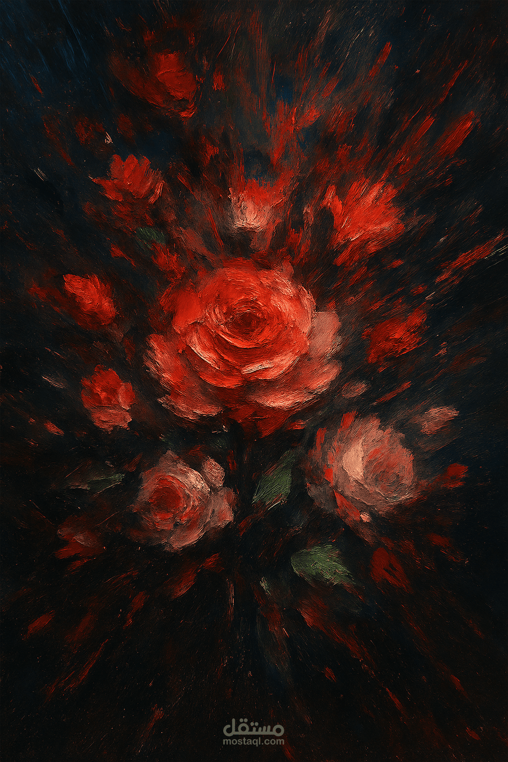 خدمه رسم لوحه رقميه باسلوب زيتى جميل وانيق