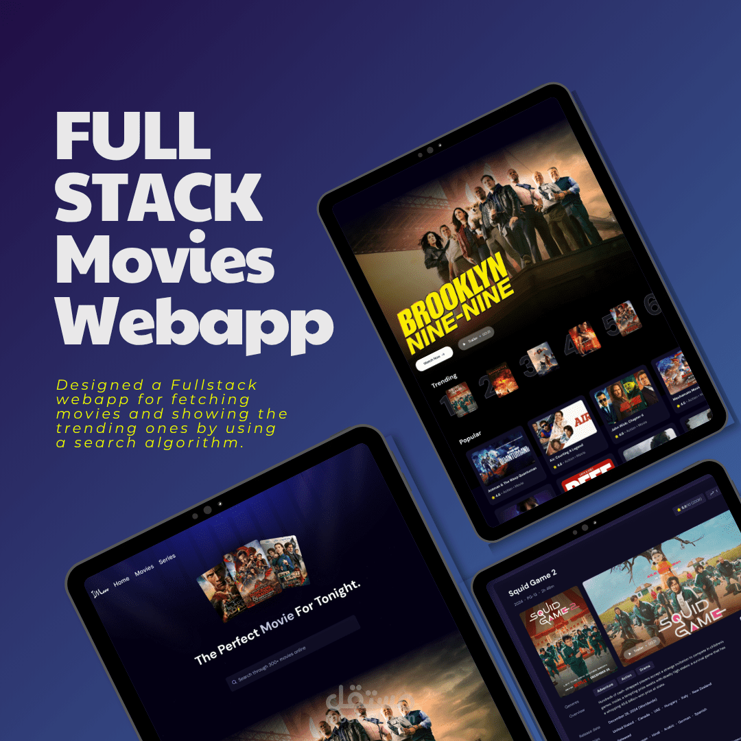 Full Stack Movies Webapp