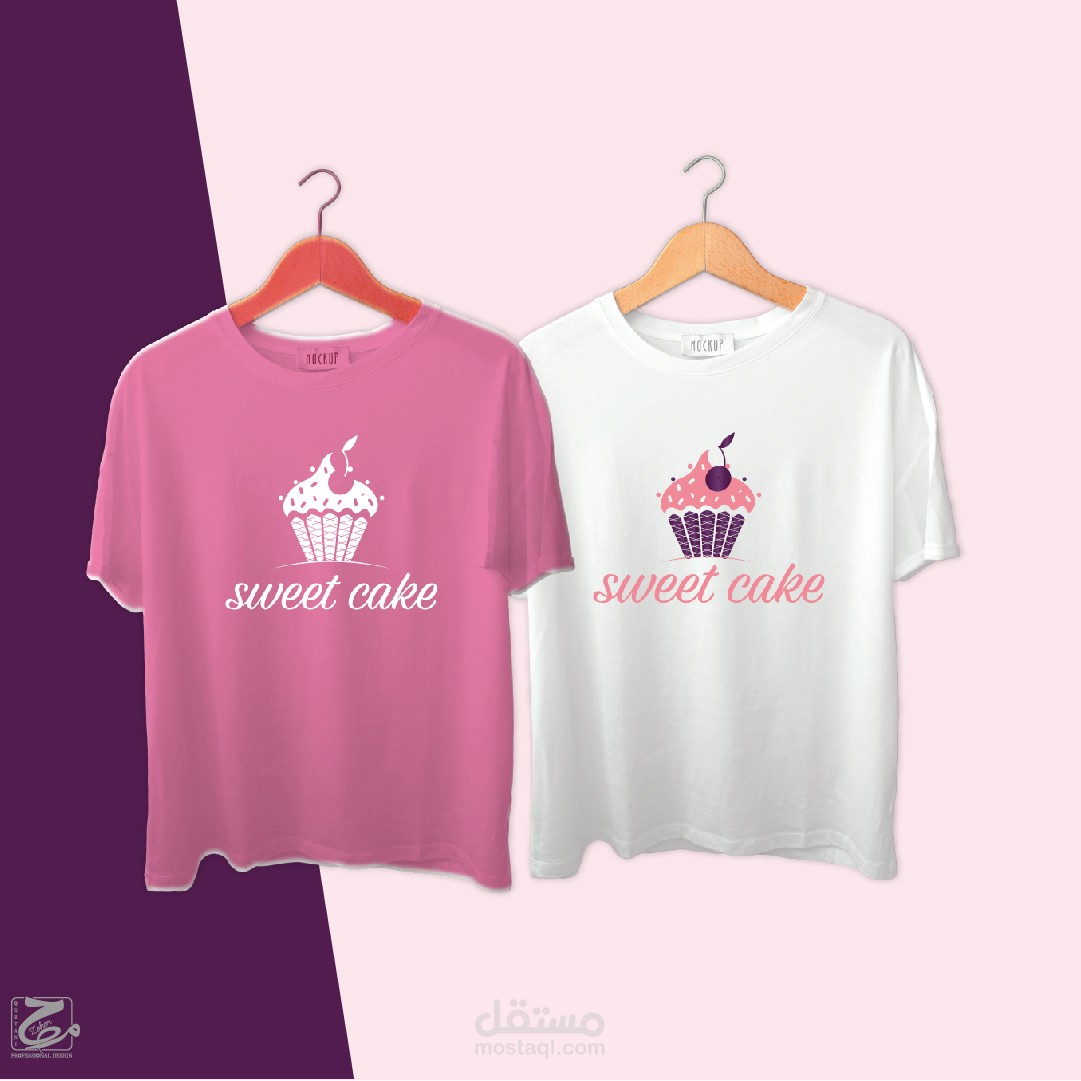 تصميم تيشيرت  sweet cake