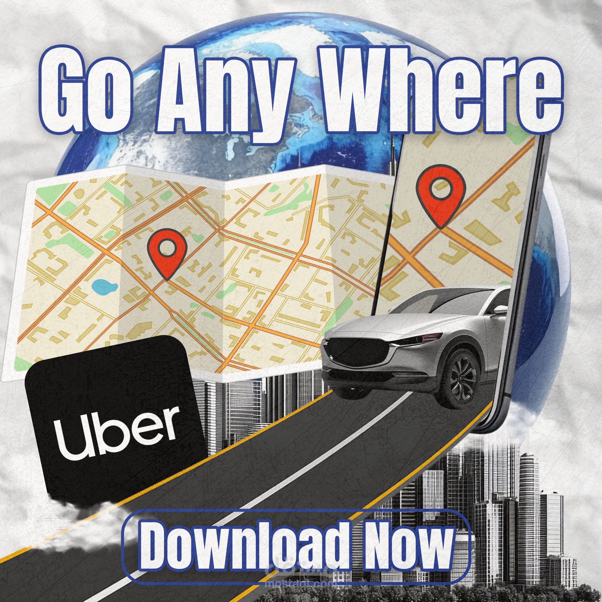 Uber - Location Based App Ad