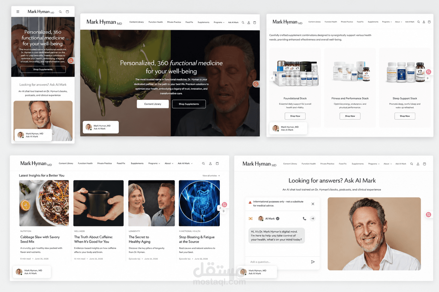 Medical Personal Website UI/UX & Development