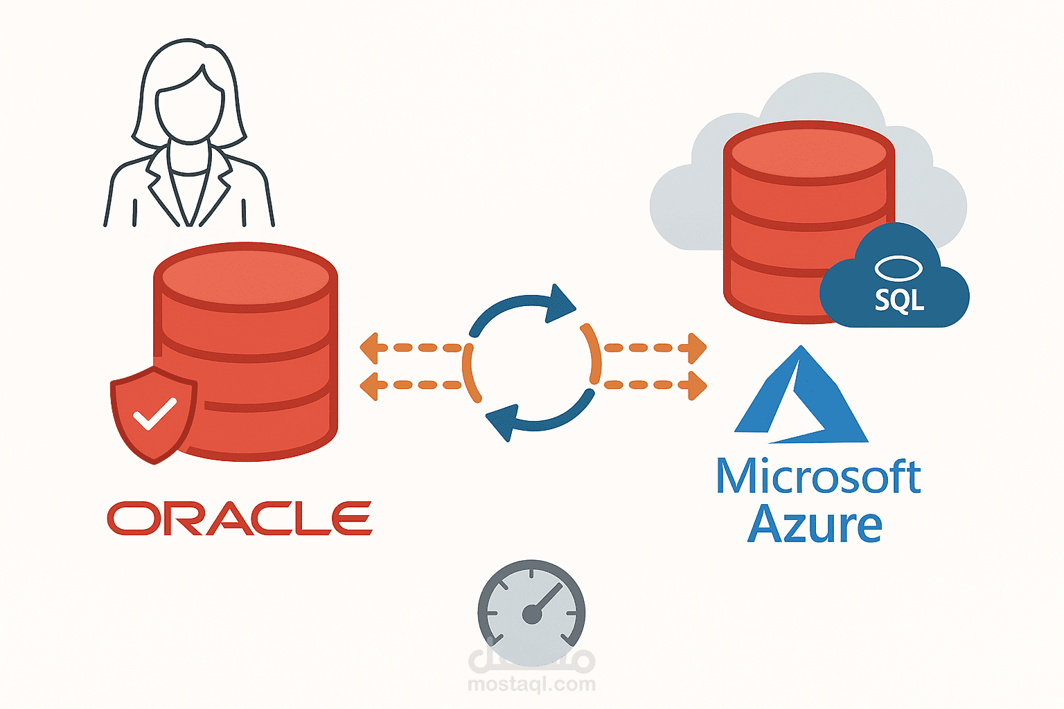 Replication و Data Synchronization بين Oracle On-Premise و Azure Cloud SQL Server