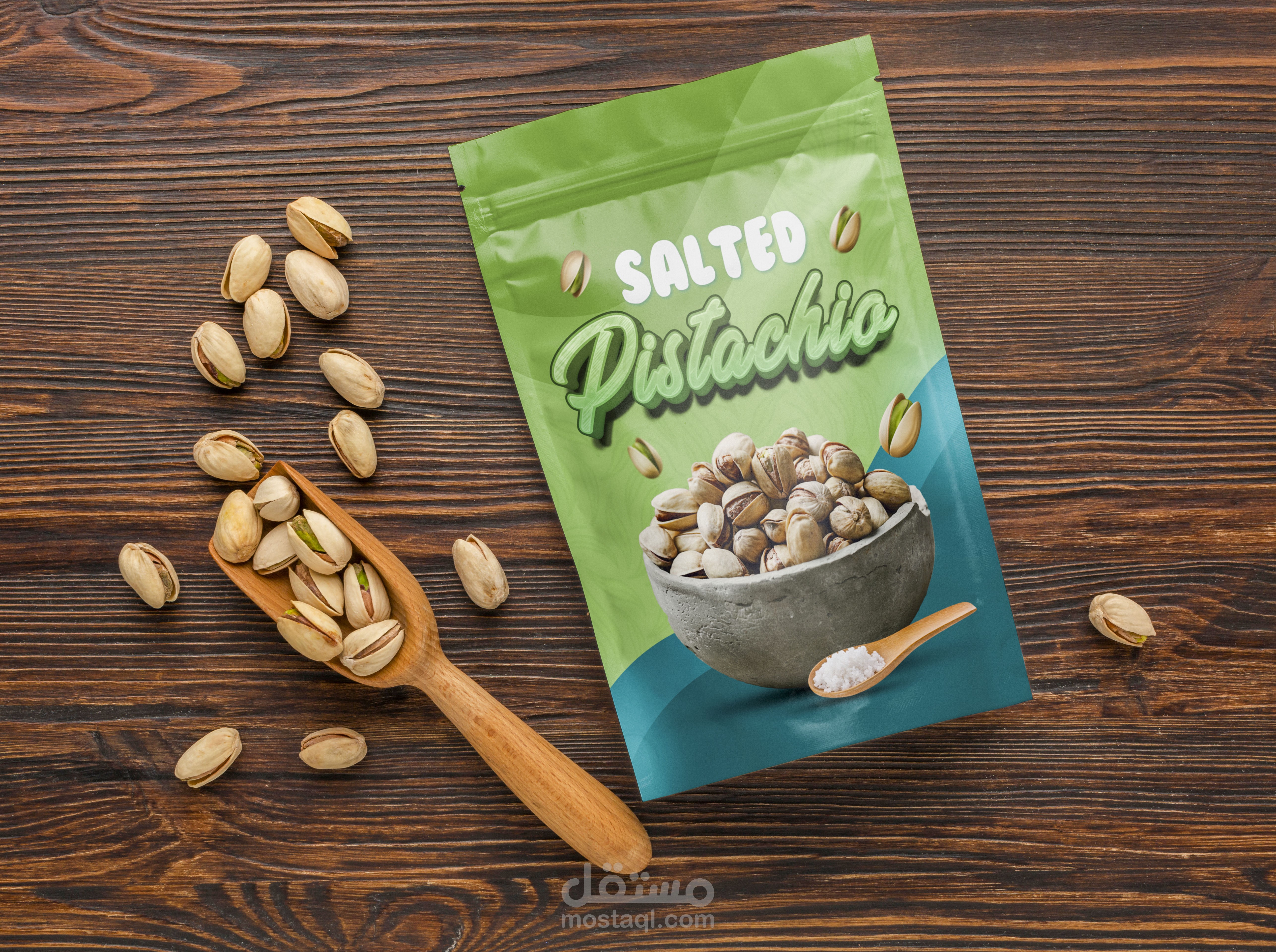Pistachio Nuts Pouch Packaging Design