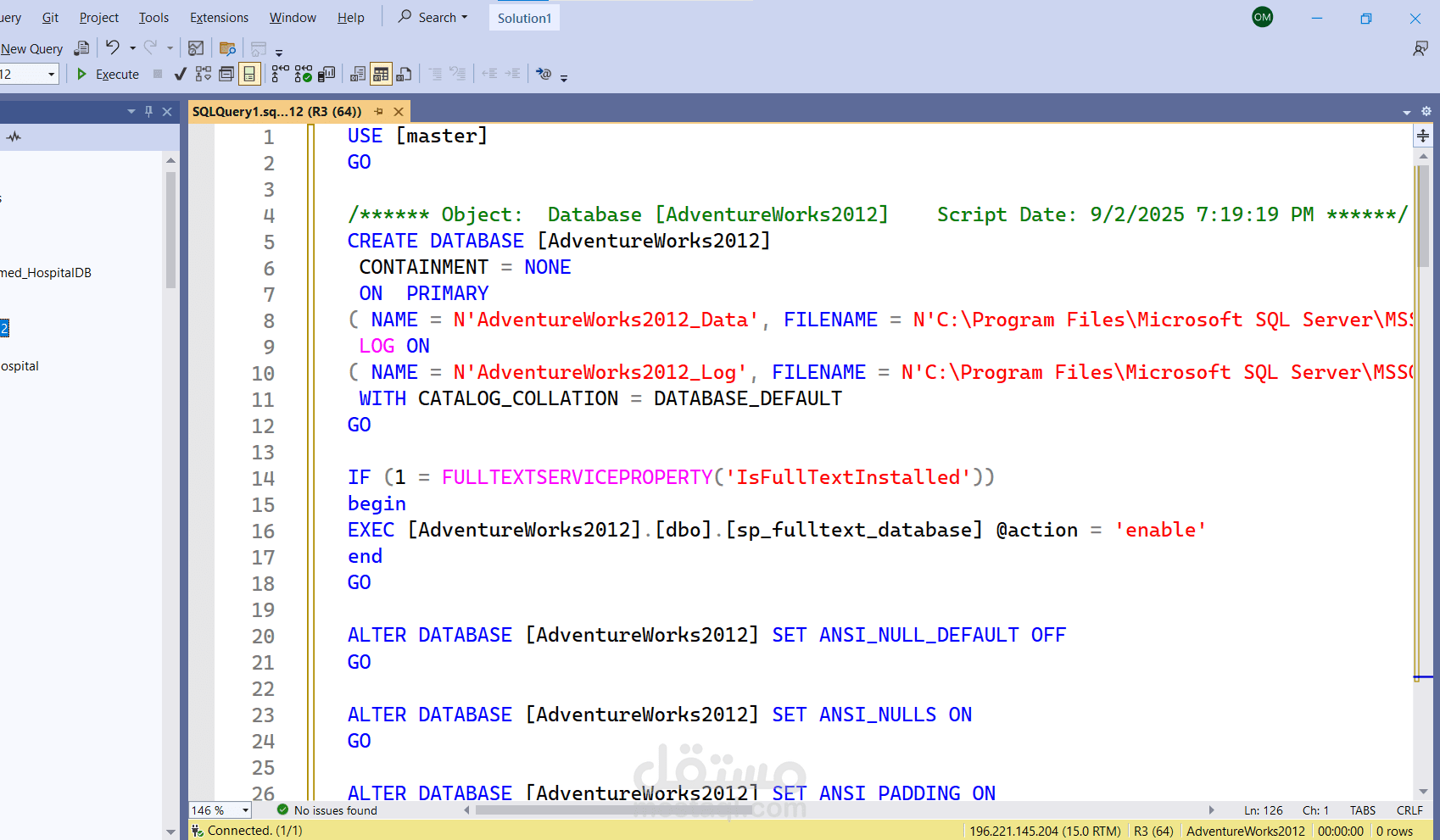 good experience when it comes to sql server & databases