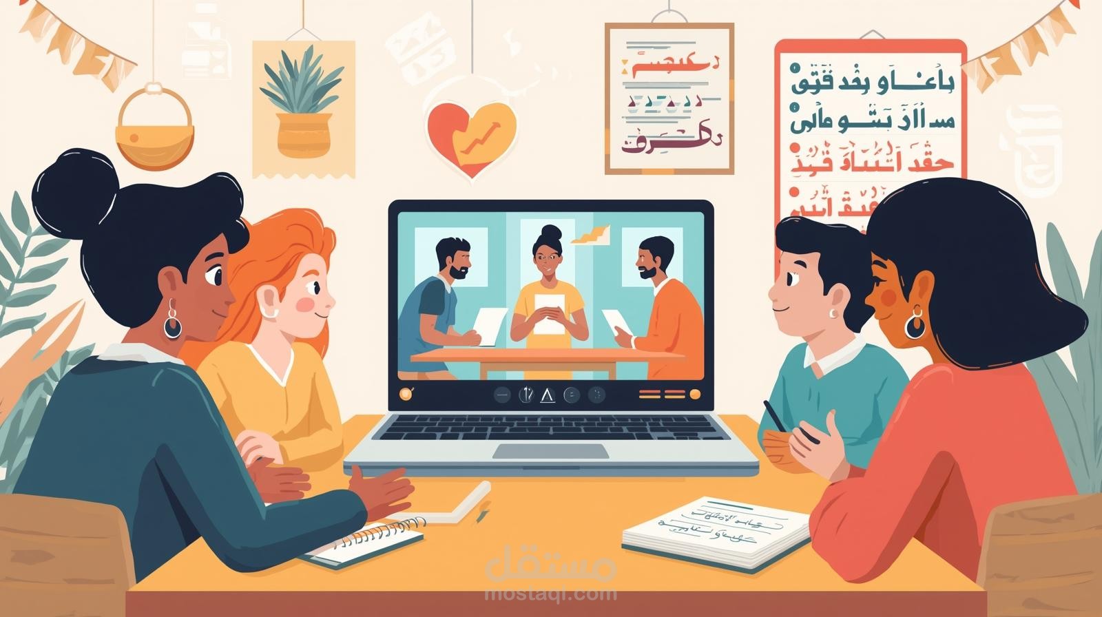 أوراق عمل على اللغة العربية