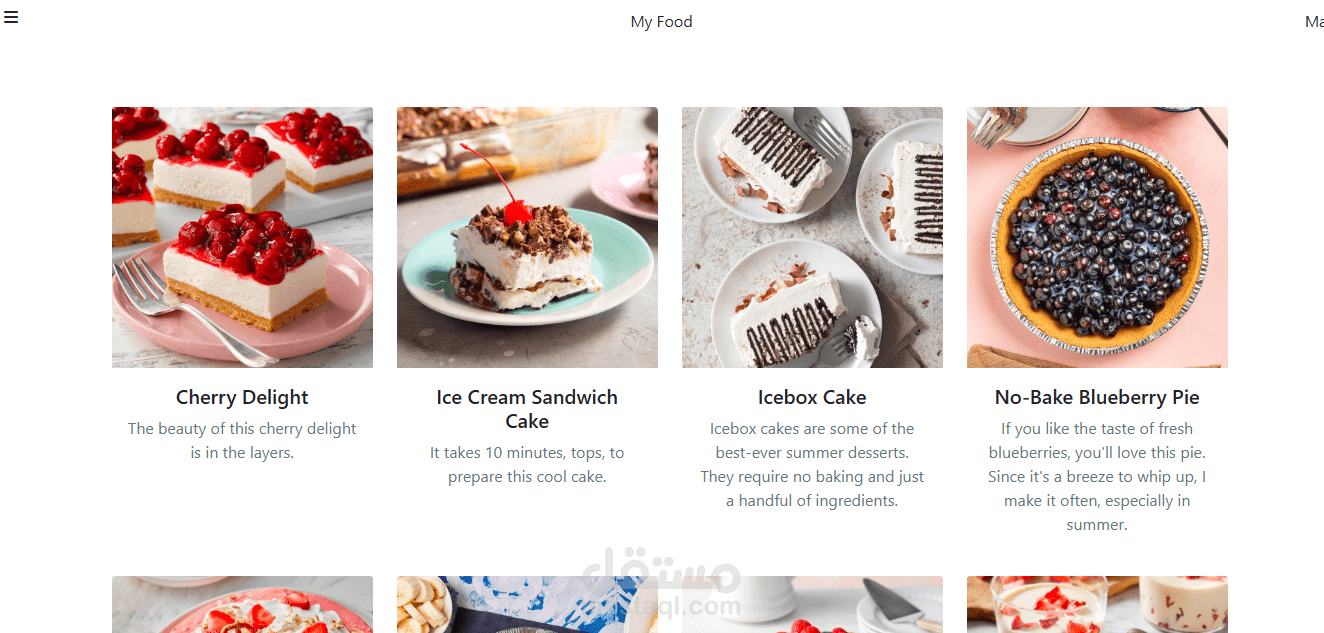 Restaurant & Food Blog Template