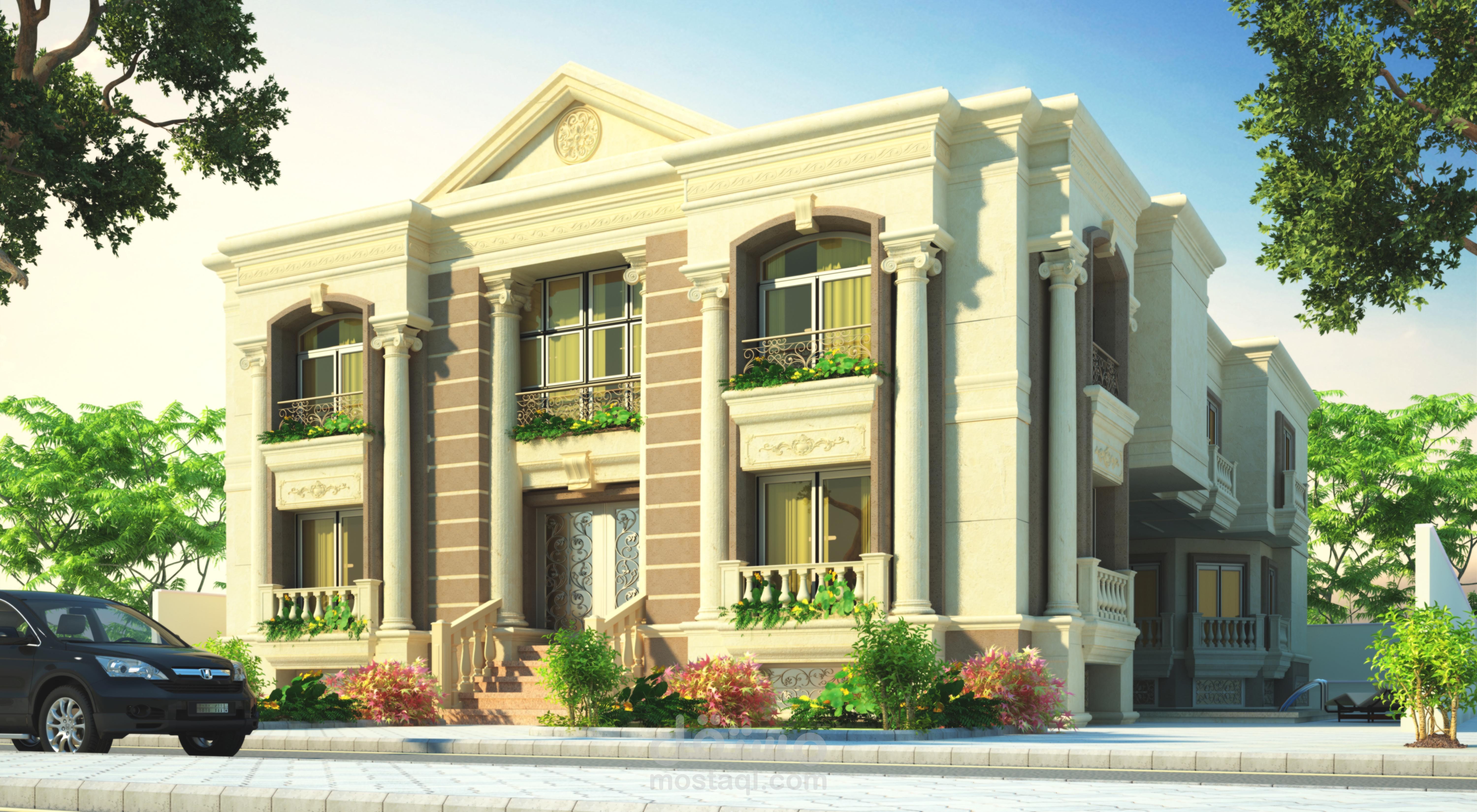 اقتراحات متنوعة لتصميم فيلا سكنية