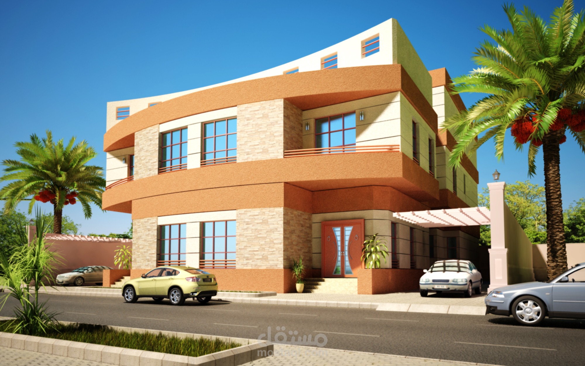 مجموعة 2 منوعة من تصميم واخراج فيلات سكنية