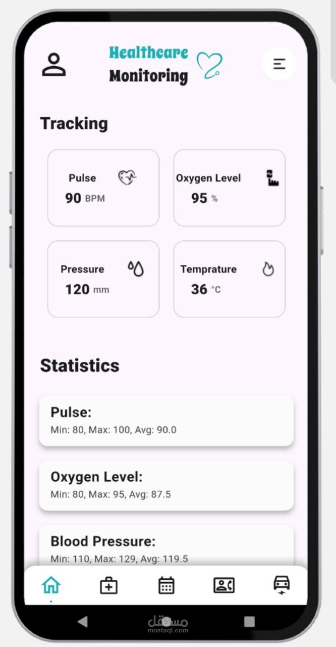 HealthCare Monitoring App