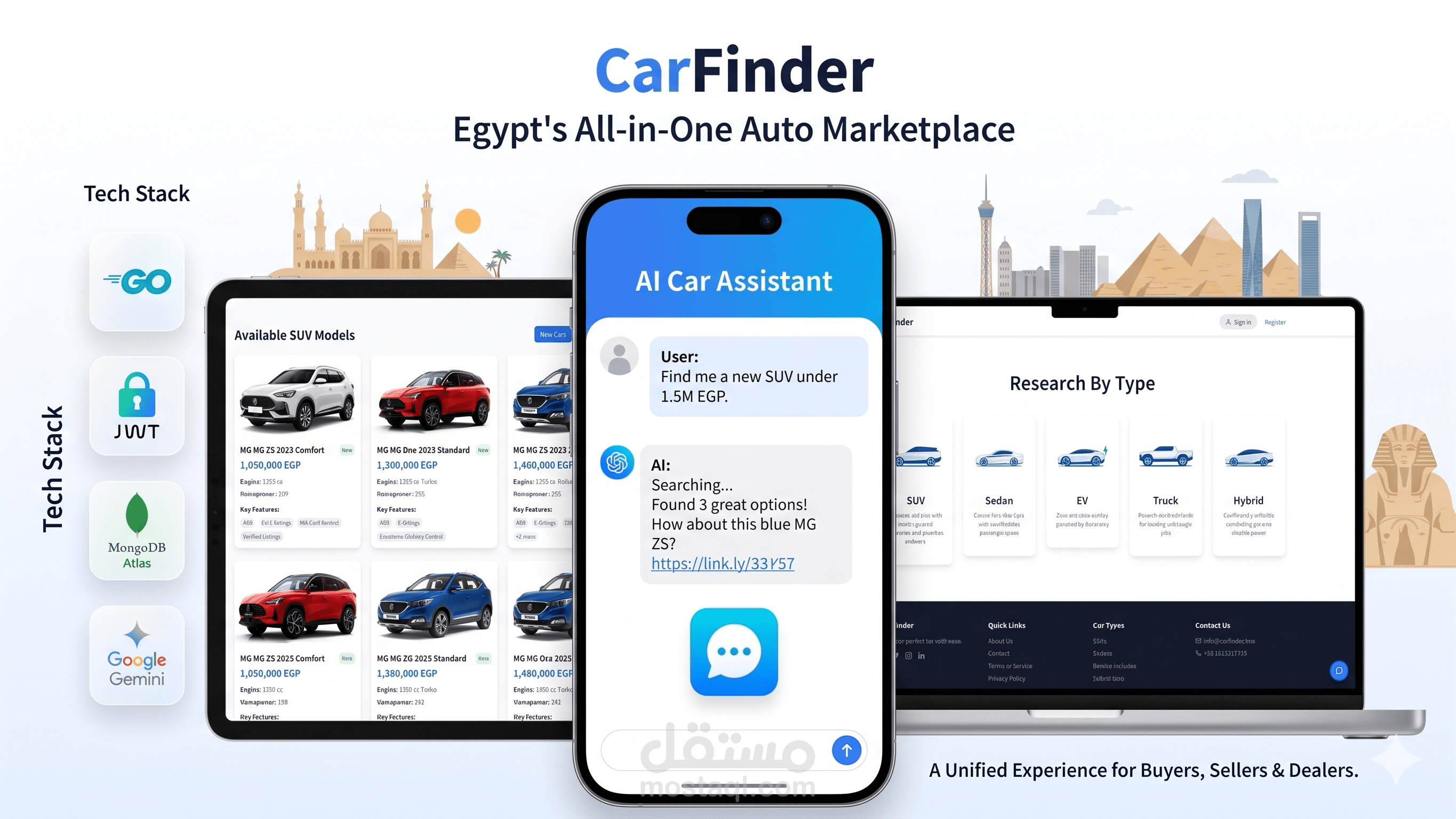 CarFinder – منصة سوق السيارات