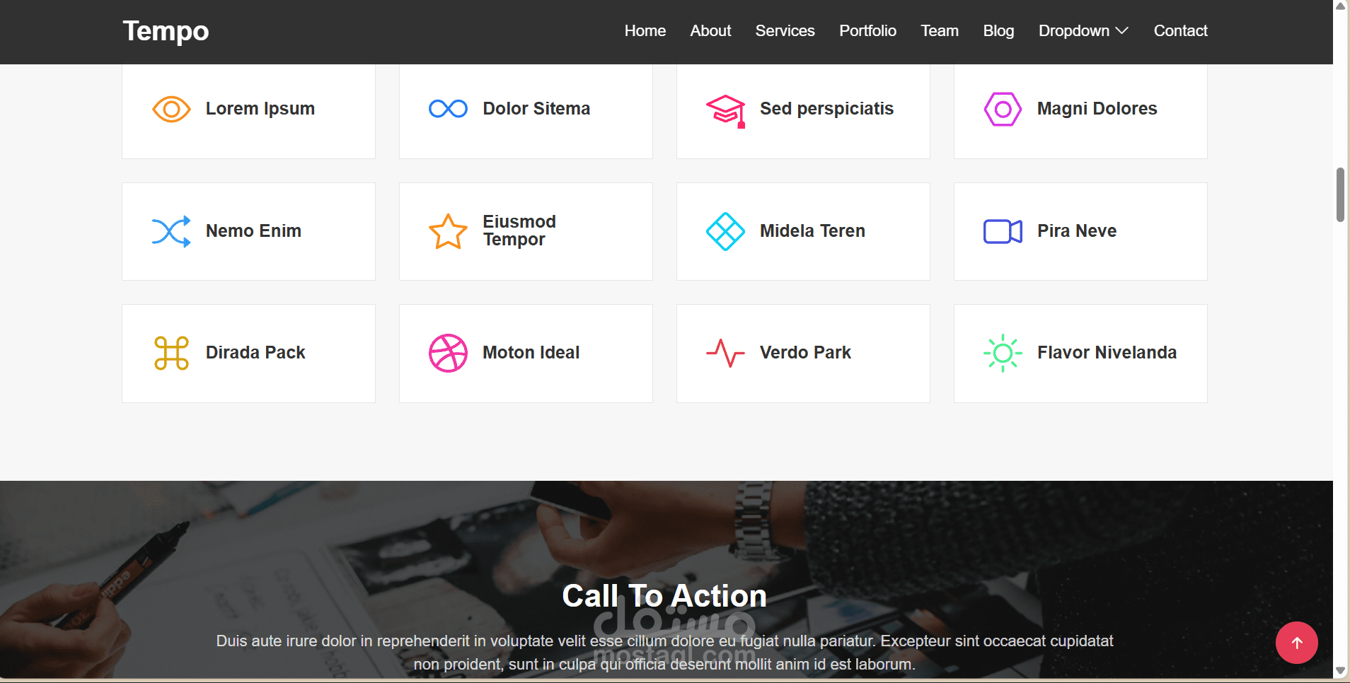 Tempo - Creative Agency Website
