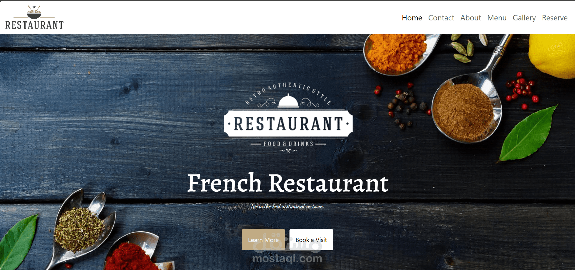 Reataurant Website