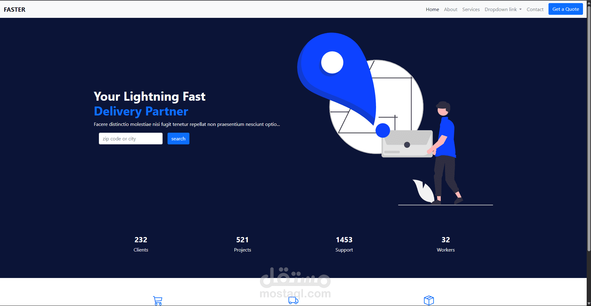 a simple website