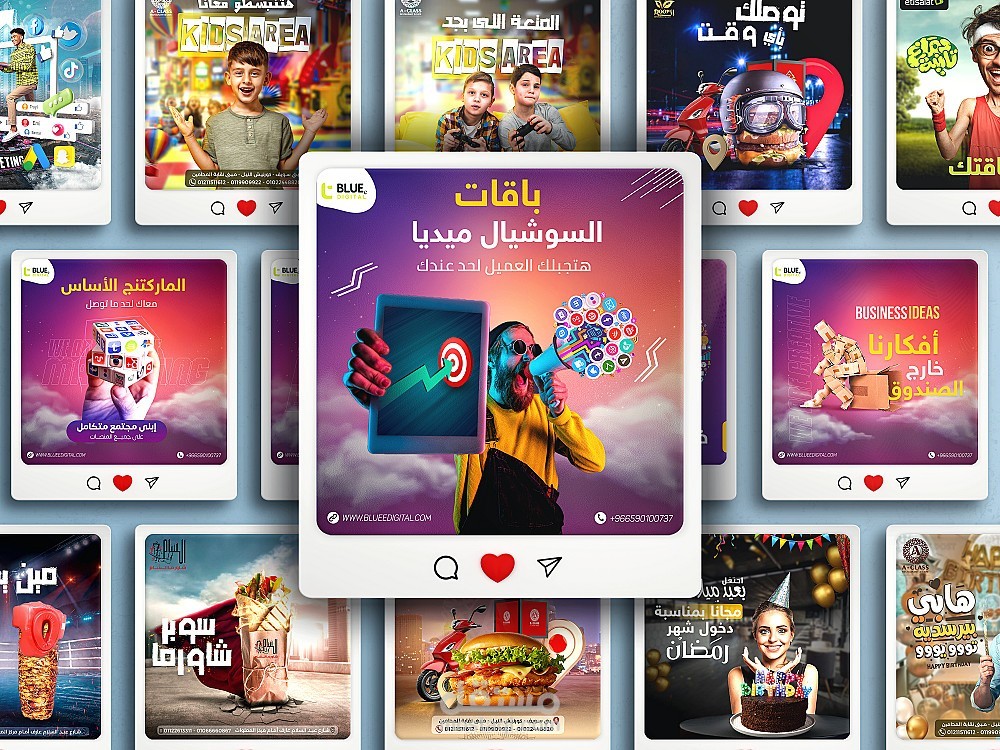خبير في تصميم محتوى بصري لمنصات التواصل